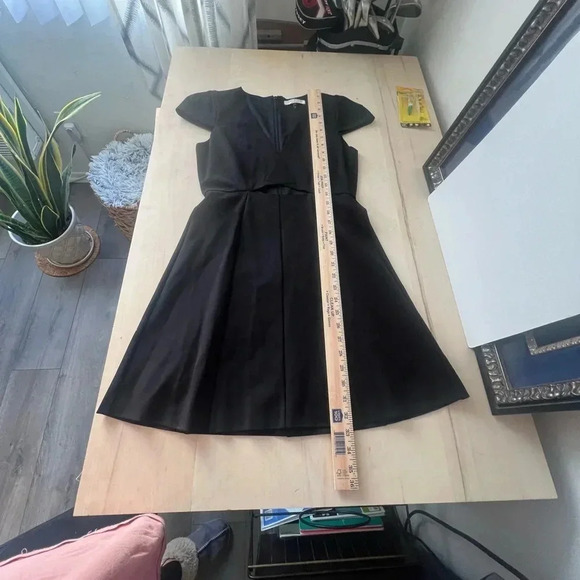 Halston Heritage Little Black Dress with Cutout - 2 - Picture 8 of 10